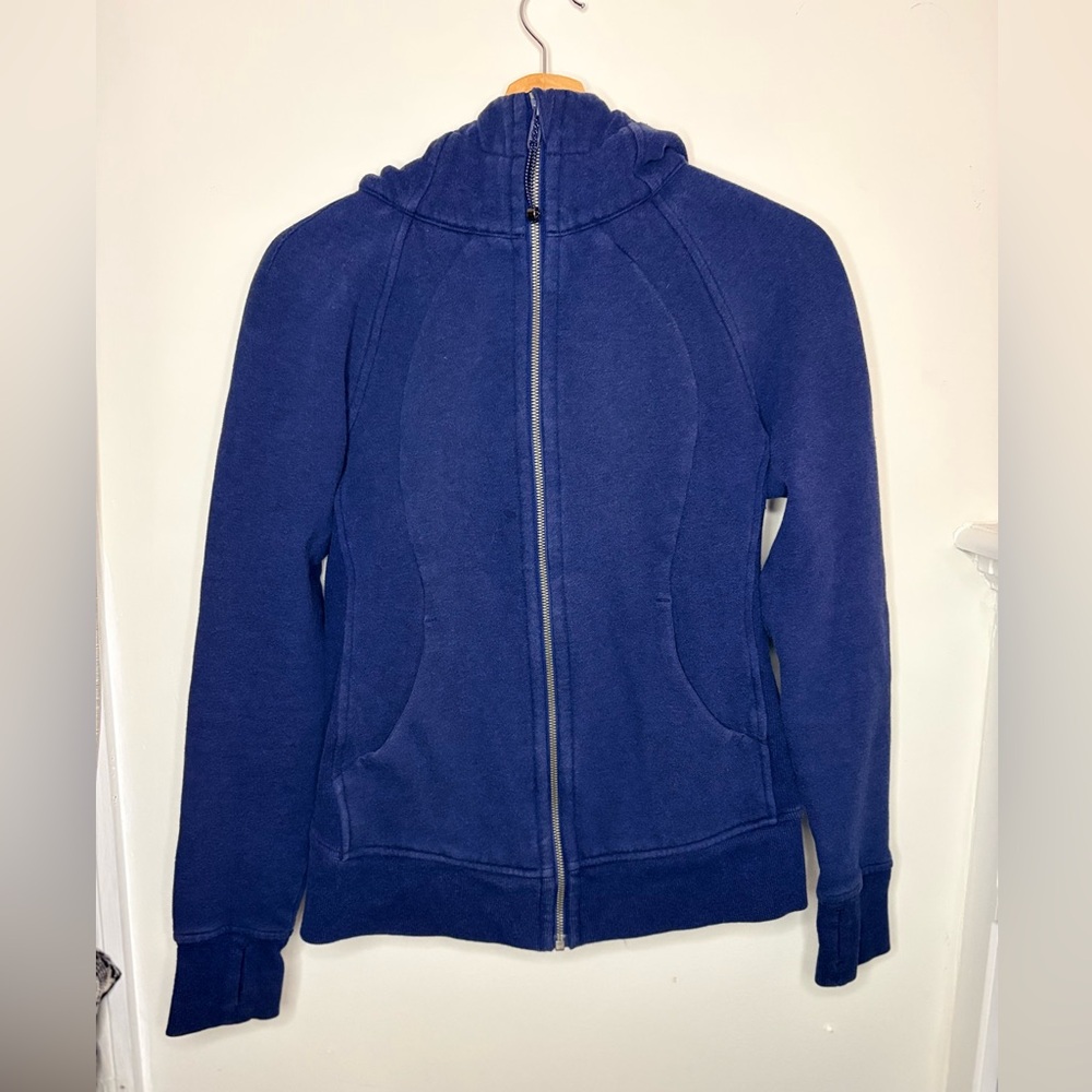 Lululemon Scuba Zip Blue Zip up